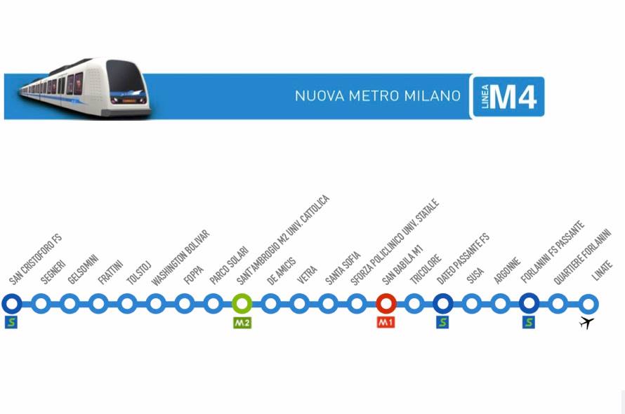 Milano Apre Entro Novembre La Linea4 Della Metropolitana